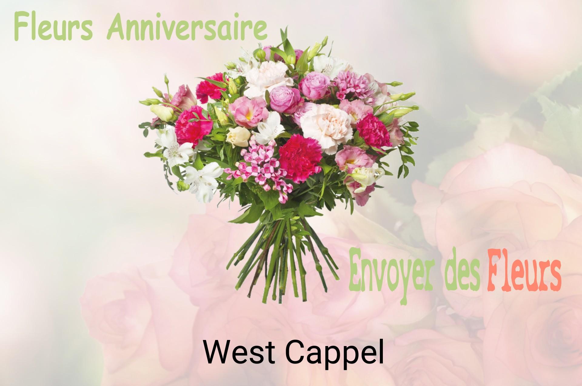 Bouquet de fleurs d’anniversaire livré à West-Cappel